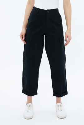 Pantalon polyvalent droit à taille haute