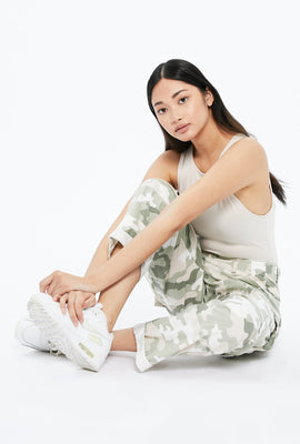 Pantalon polyvalent droit à taille haute