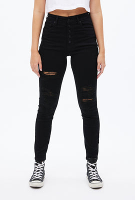 Jegging à taille super haute
