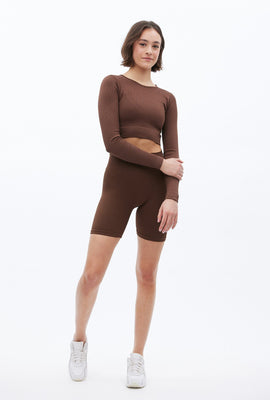 Short cycliste sans couture
