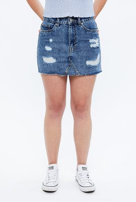 Minijupe taille haute