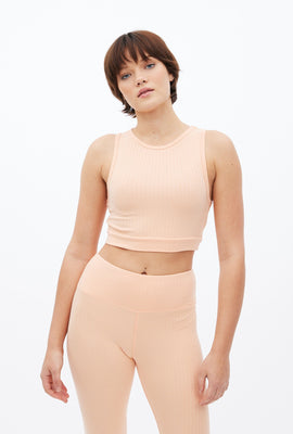 Débardeur super doux en tricot côtelé