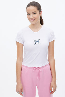 Super Soft Butterfly Baby Tee