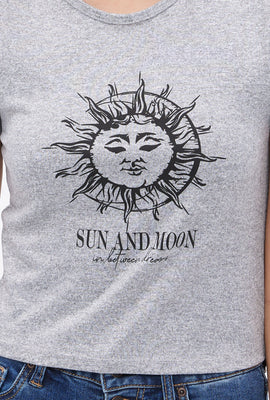 Super Soft Sun And Moon Graphic Baby Tee