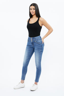 Jegging Olivia sculptant à taille haute empilée