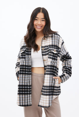 Veste-chemise boutonné à l'avant