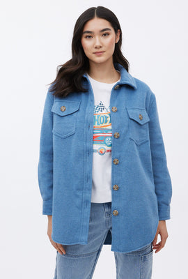 Veste-chemise boutonné à l'avant