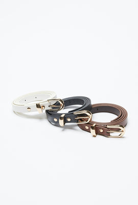 Skinny Belt 3-Pack