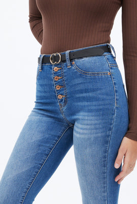 Ceinture étroite en boucle O
