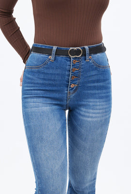 Ceinture étroite en boucle O