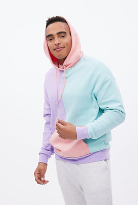 Colour Block Pullover Hoodie