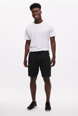 Short En Nylon Avec Poches Zippées