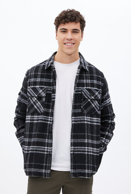 Veste-chemise North Western à carreaux boutonnée à l'avant