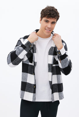 Veste-chemise North Western à carreaux boutonnée à l'avant