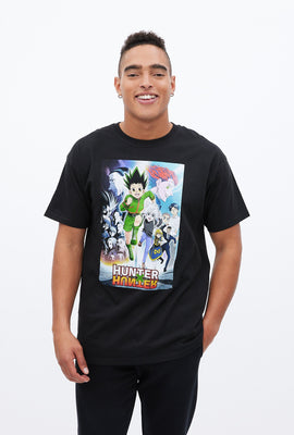 T-shirt à imprimé graphique Hunter x Hunter