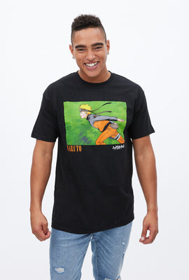 T-shirt à imprimé graphique Naruto