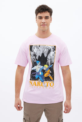 T-shirt a imprimé graphique boîte Naruto