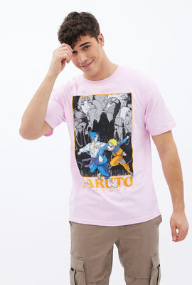 T-shirt a imprimé graphique boîte Naruto