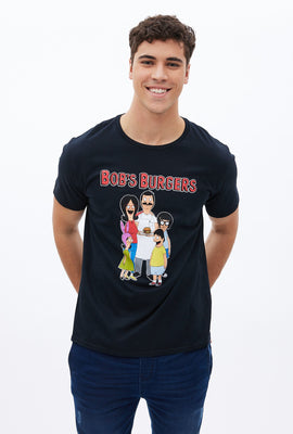 T-shirt a imprimé graphique Bob's Burgers Gang