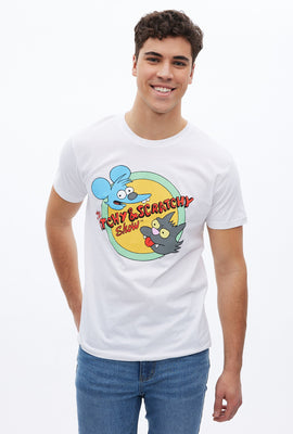 The Simpsons Itchy & Scratchy Graphic Tee