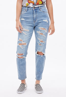 Jean Maman Extensible Taille Haute
