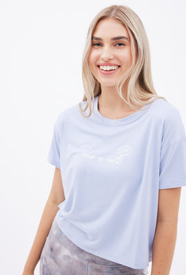 Super Soft Napaholic Graphic Boxy Crop Tee