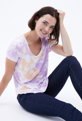 T-shirt Basic Col en V