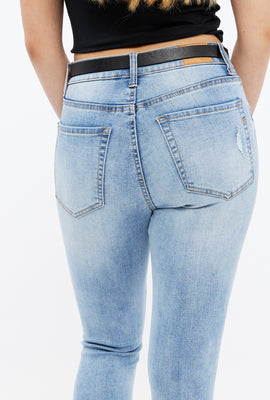 Ceinture mince avec boucle mailles