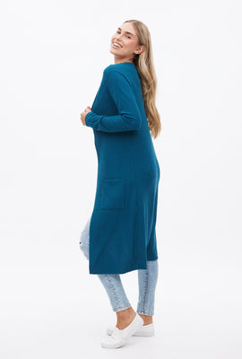Cardigan châle mi-long