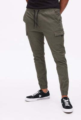 Jogger cargo mince