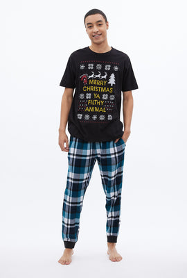 Jogger pyjama à carreaux