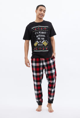Jogger pyjama à carreaux Tartan