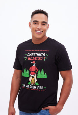 T-shirt à imprimer graphique Chestnuts Roasting
