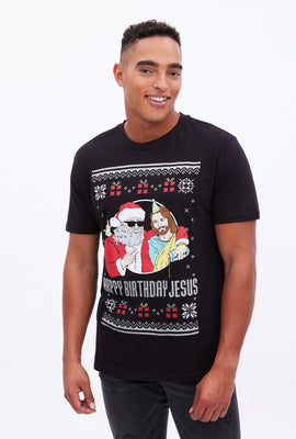 Happy Birthday Jesus Graphic Tee