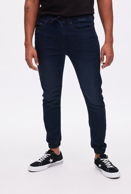 Knit Denim Jogger