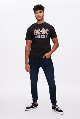 Jogger en tricot denim