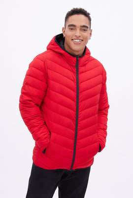 North Western  Micro Hood Puffer Jacket