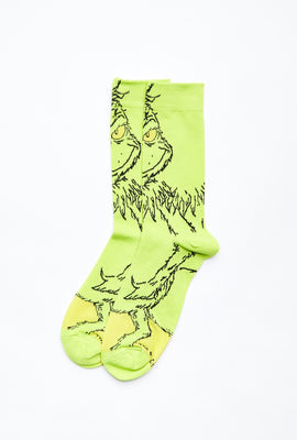 The Grinch Dr. Seuss Graphic Crew Socks