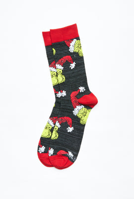 Chaussettes courtes à imprimé The Grinch Dr. Seuss