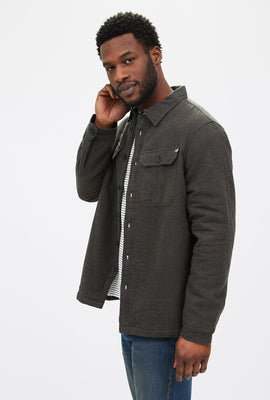 Veste-chemise doublés en sherpa