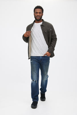 Veste-chemise doublés en sherpa