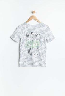Ensemble-pyjama deux pièces super doux AÉRO pour garçons à imprimé camouflage Aéropostale