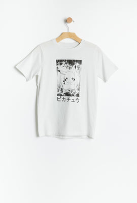 T-shirt AERO à imprimé graphique Pokémon Pikachu pour garçon
