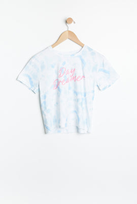 Ensemble pyjama 2 pièces AERO teint noué à imprimé graphique Day Dreamer pour fille
