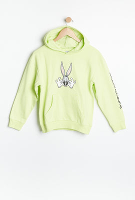 Chandail à enfiler AERO surdimensionné camouflage à imprimé graphique Bugs Bunny pour fille