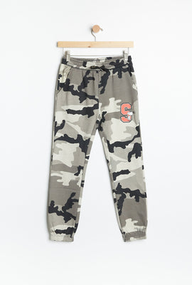 AERO Girls Camouflage Snoopy Graphic Boyfriend Jogger
