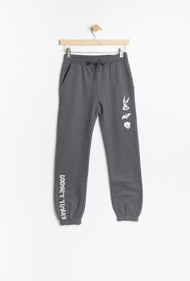 Jogger coupe garçonne AERO à imprimé graphique Looney Tunes pour fille