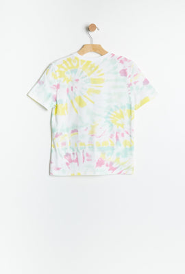 T-shirt long AERO super doux teint noué à imprimé graphique Bugs Bunny pour fille