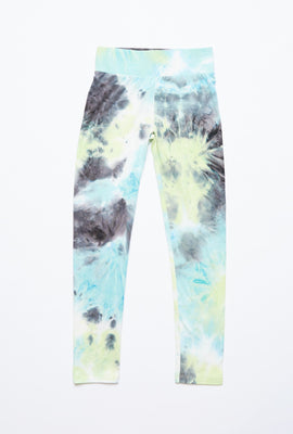 Girls Super Soft High Waist Tie Dye Legging