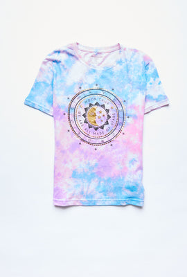 T-shirt Aéropostale noué-teint à imprimé Lune pour fille